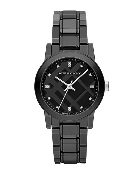 burberry black ceramic women& 39|burberry watches online.